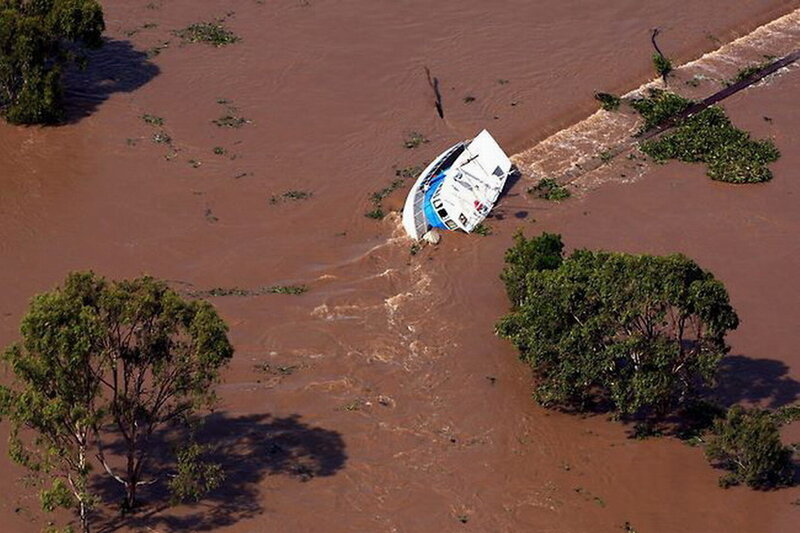 Sailboat in Flood
