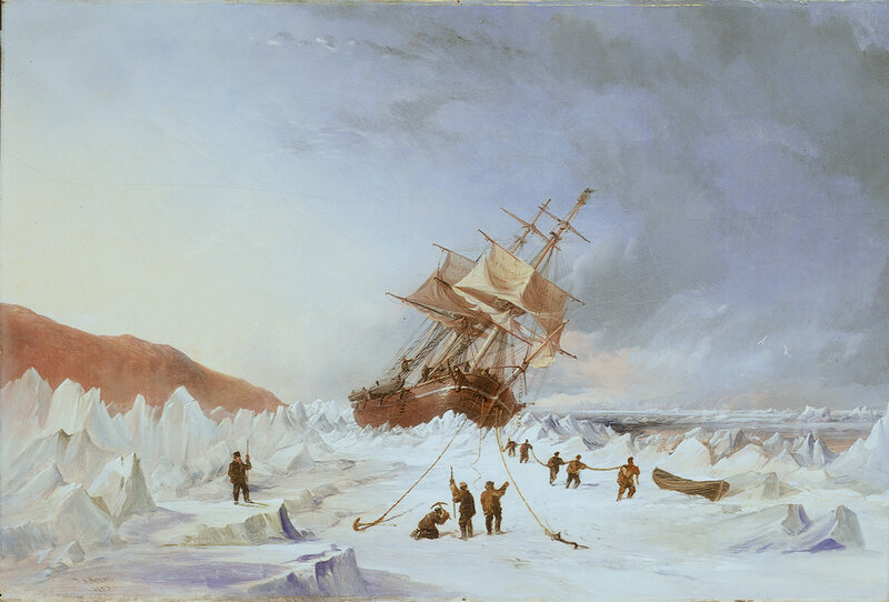 Sailboat in Ice