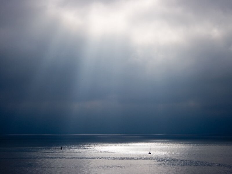 Sailboat in Open Water