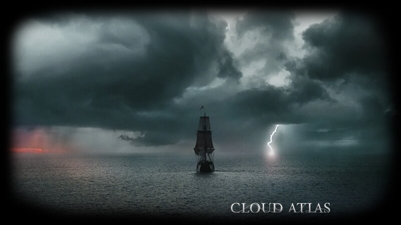 Sailboat in Storm — Gray, Dramatic, Night