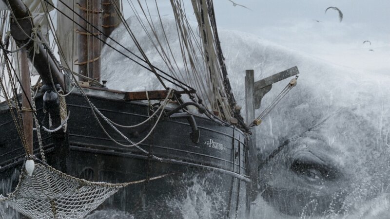 Sailboat in Storm — Gray, Dramatic, Photograph, Whale