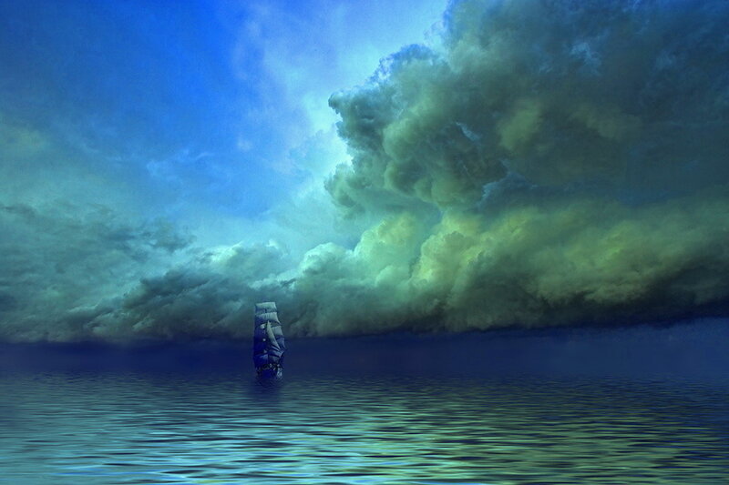 Sailboat in Storm