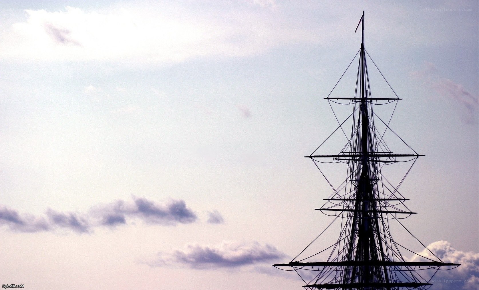 sailboat mast silhouette
