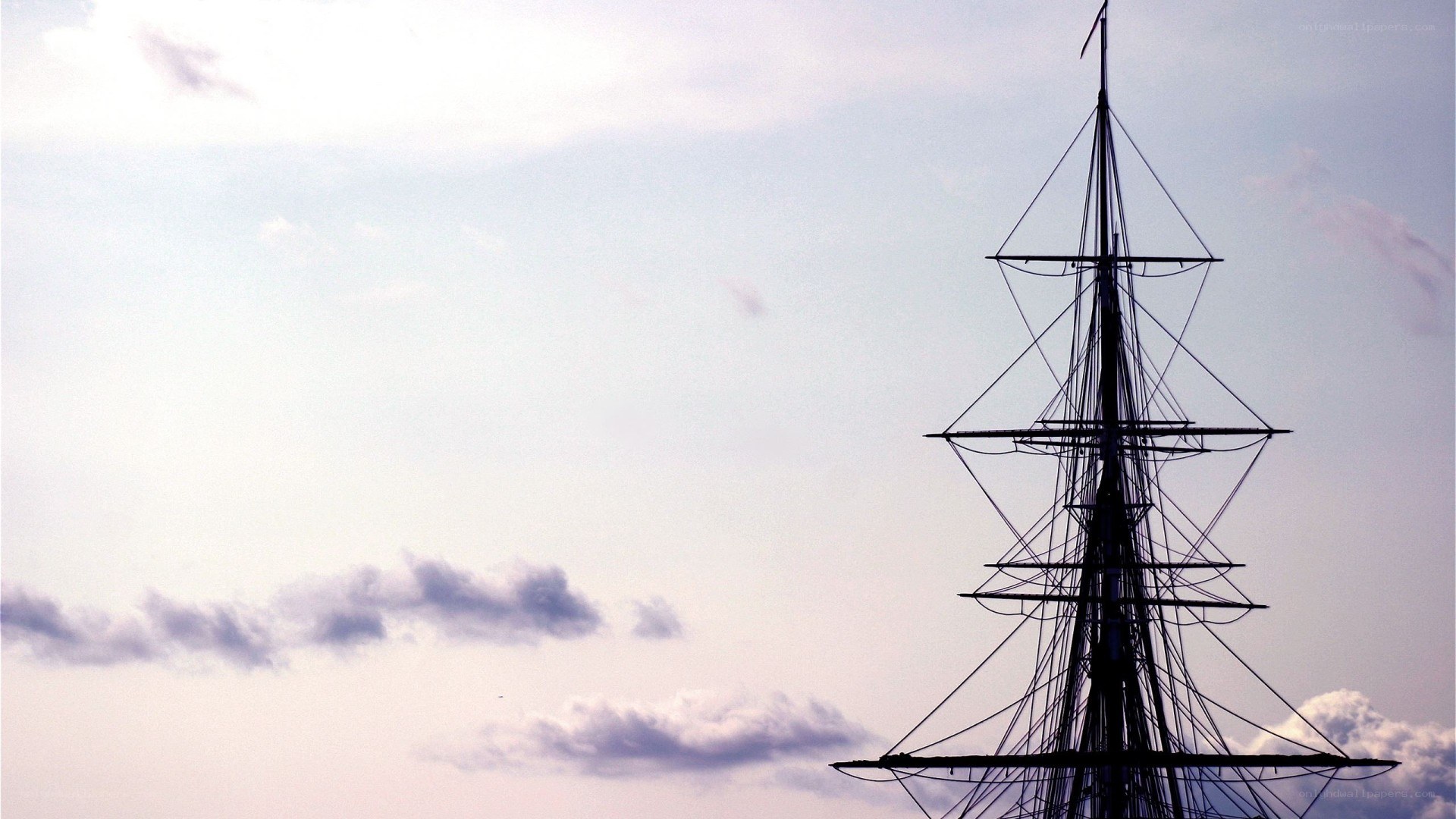 sailboat mast silhouette