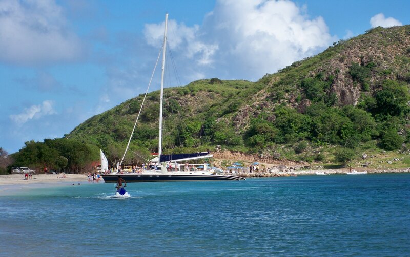 Sailboat Near Beach