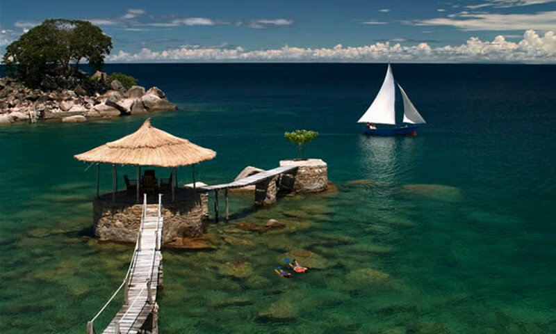 Sailboat Near Dock