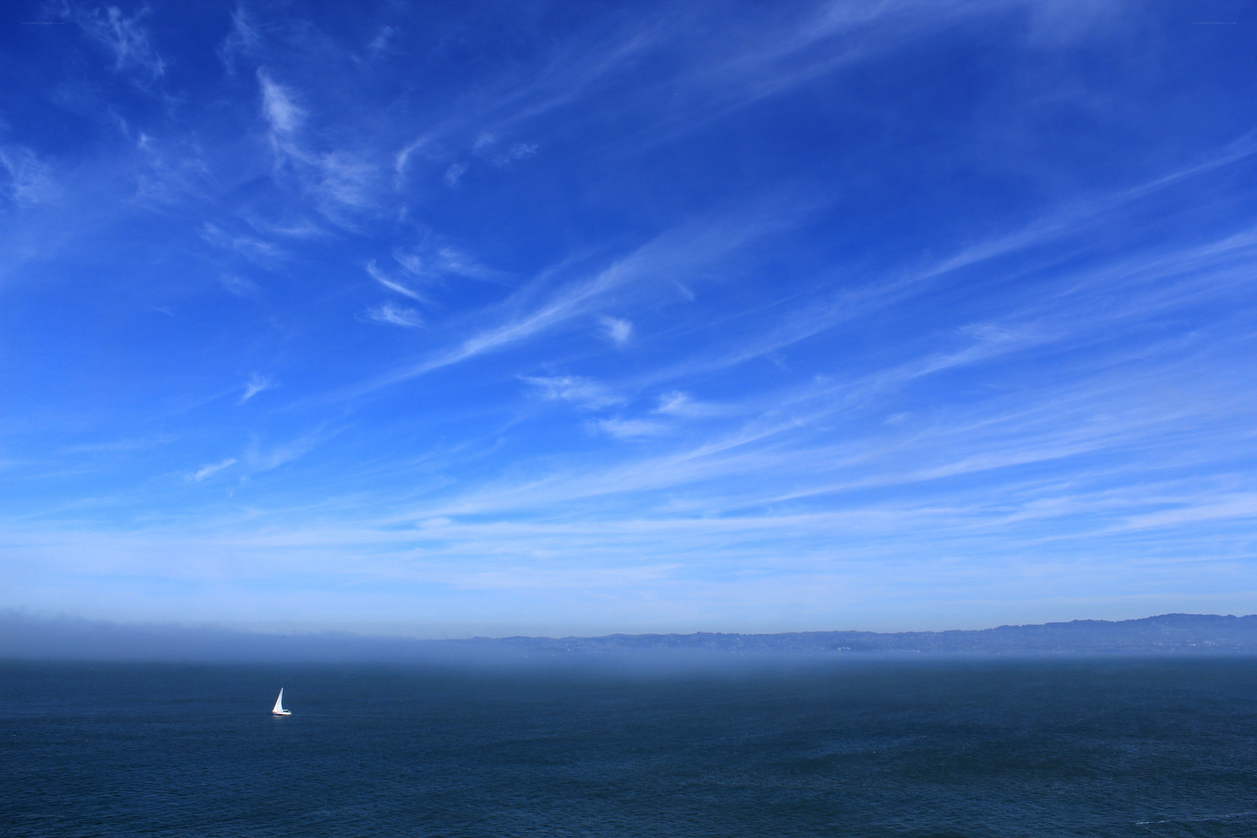 Sailboat on a calm sea