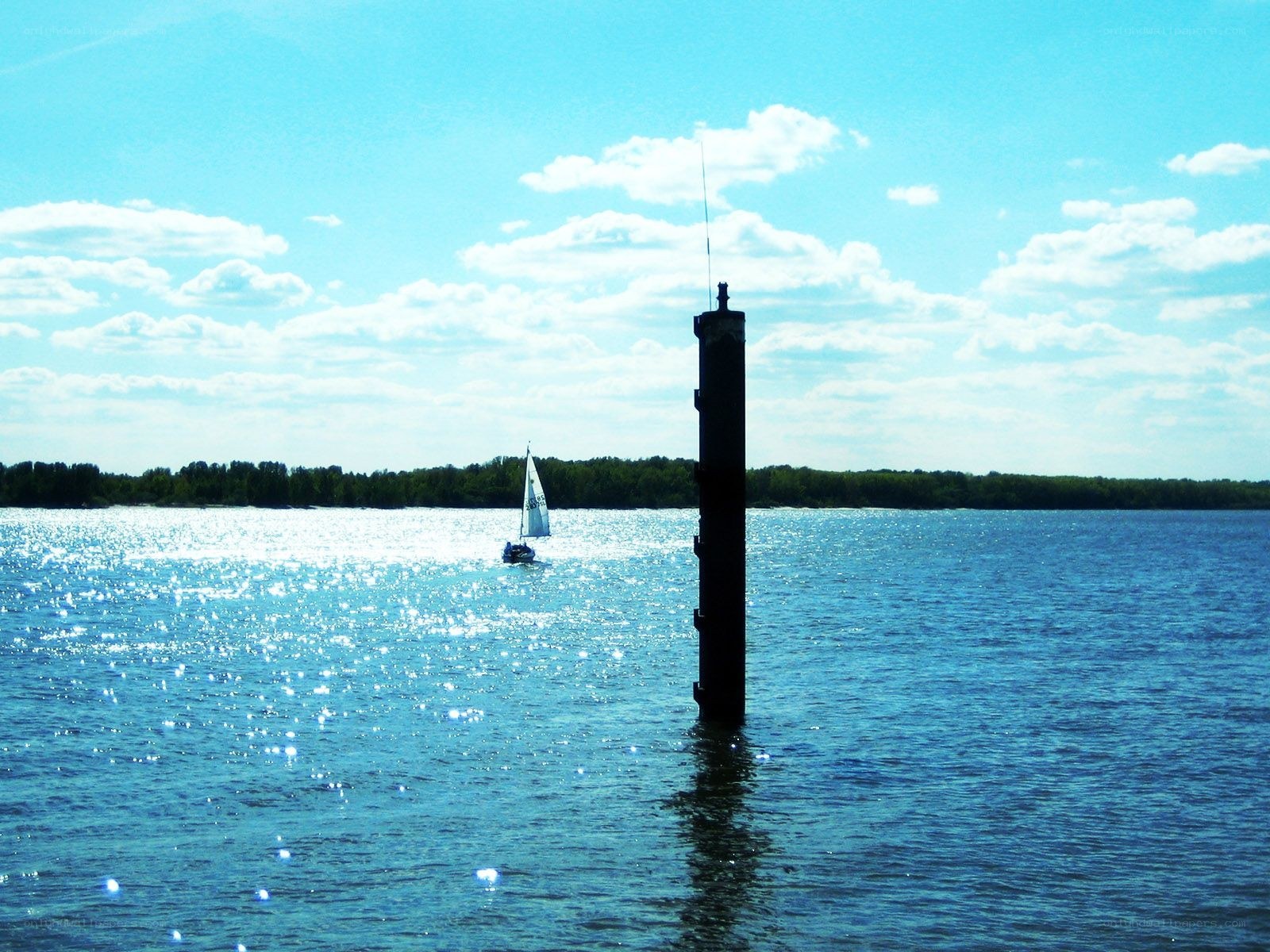 Sailboat on a sunny day