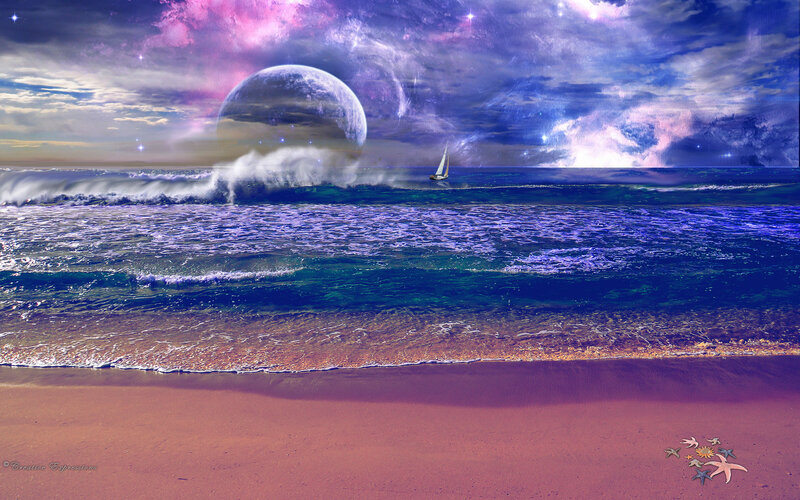 Sailboat on Alien Beach