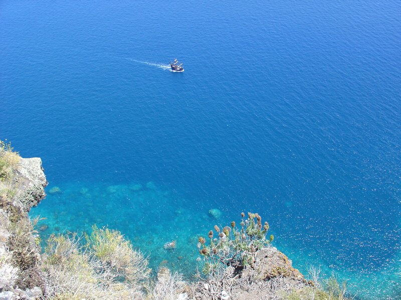 Sailboat on Blue Sea — Serene