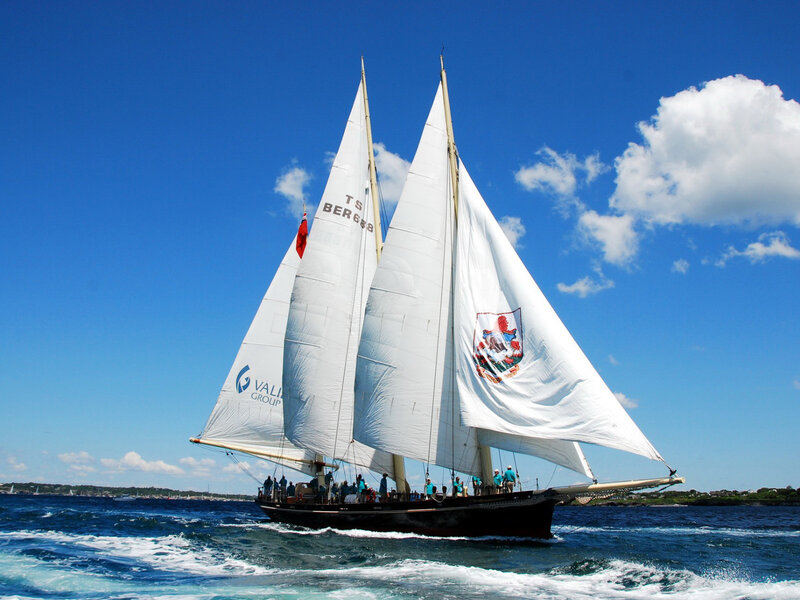 Sailboat on Blue Water — Active