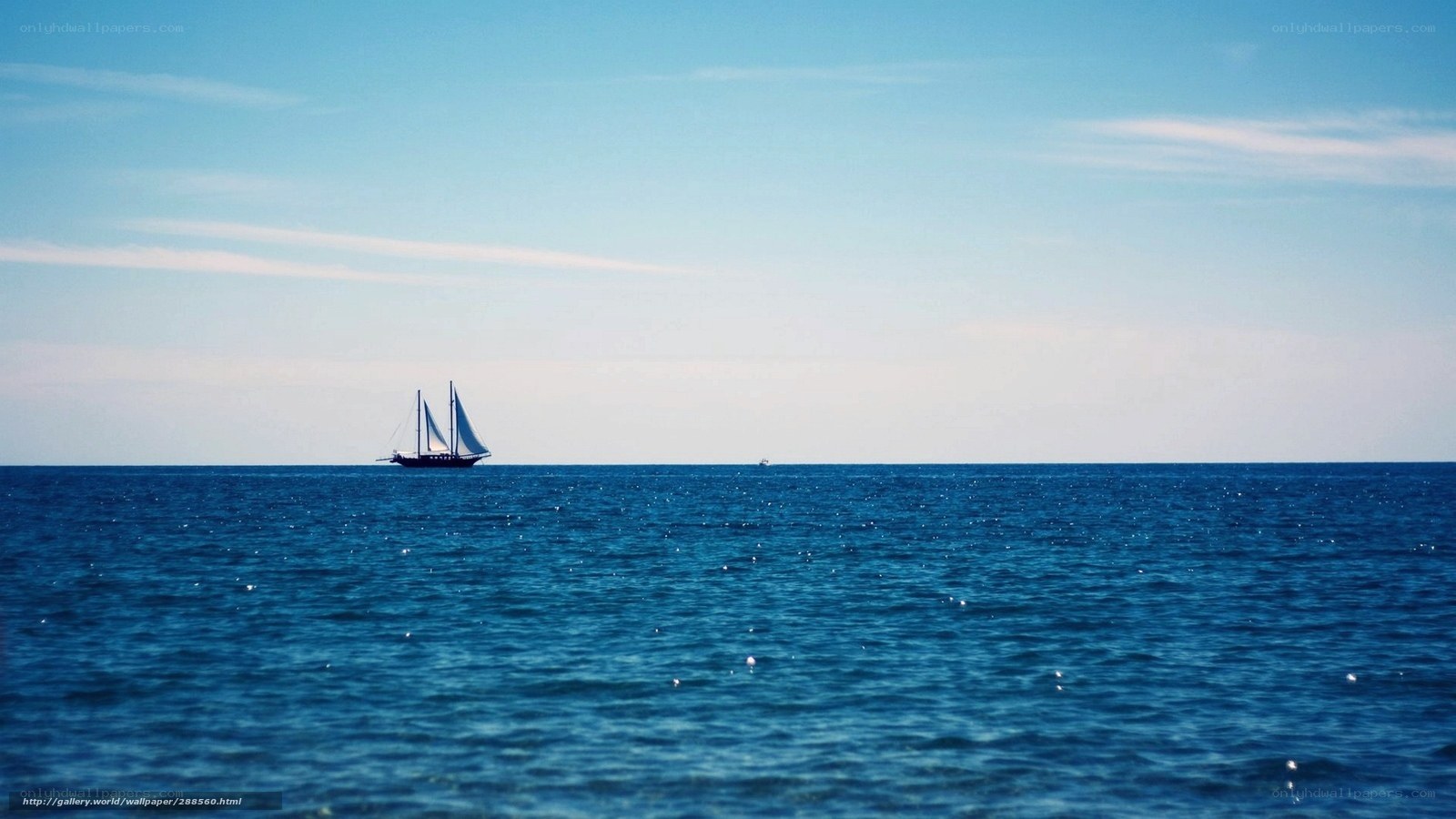 sailboat on calm sea