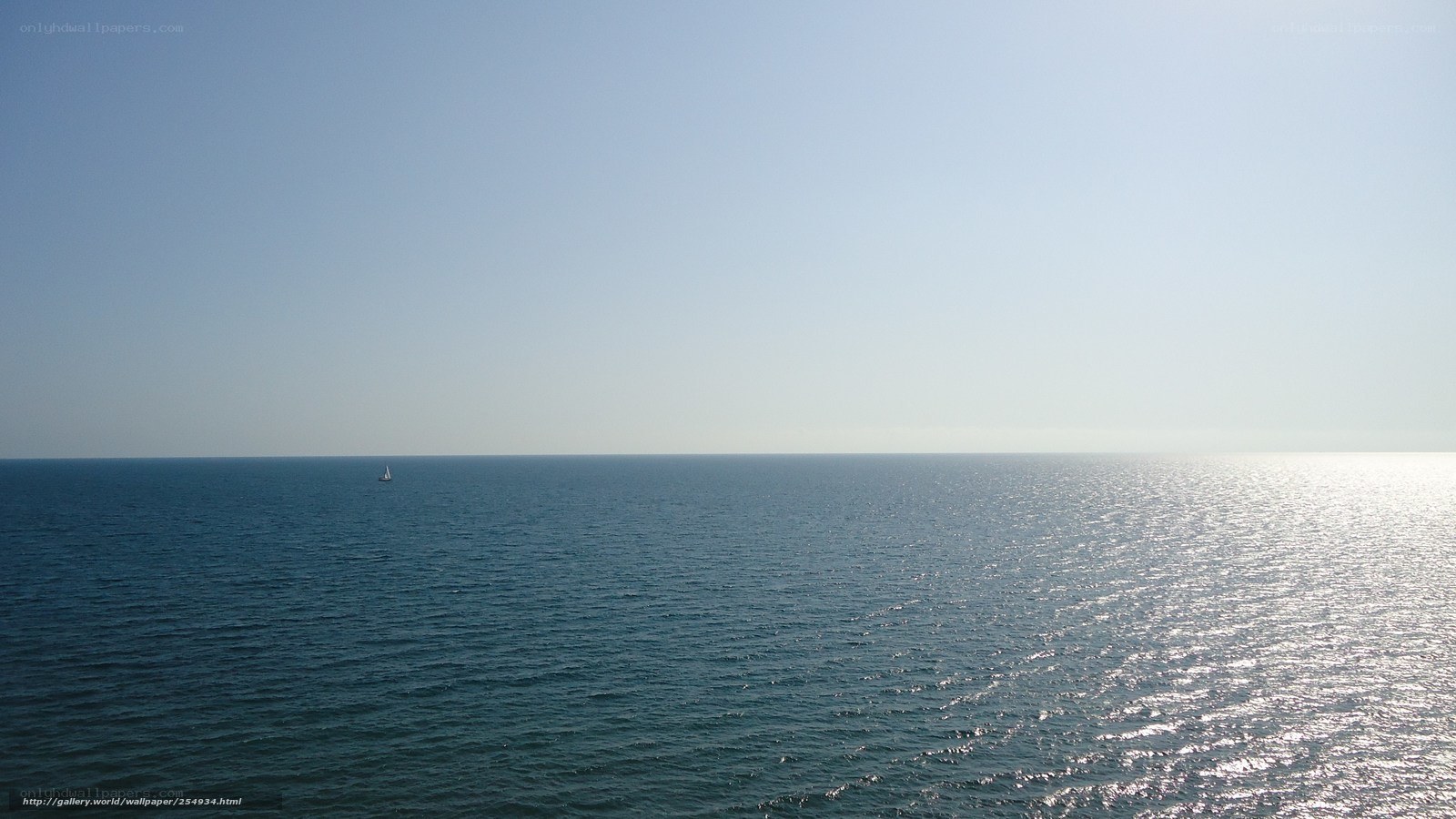 sailboat on calm sea