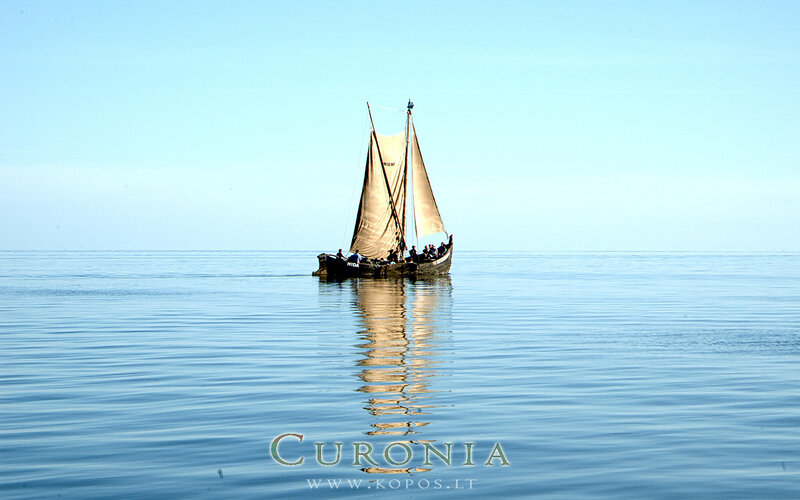 Sailboat on Calm Water — Blue, Serene, Afternoon, Photograph
