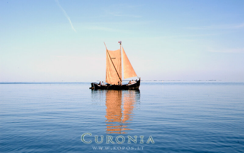 Sailboat on Calm Water — Blue, Serene, Afternoon
