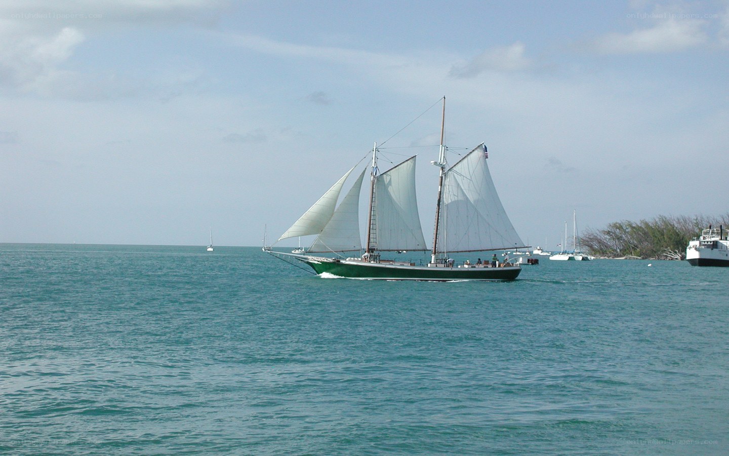 sailboat on calm waters