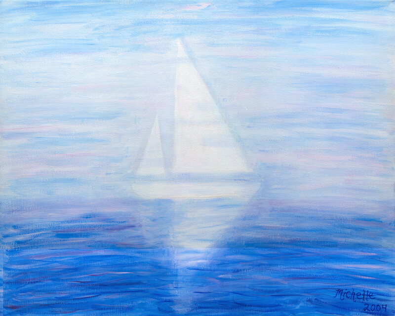 Sailboat on calm waters