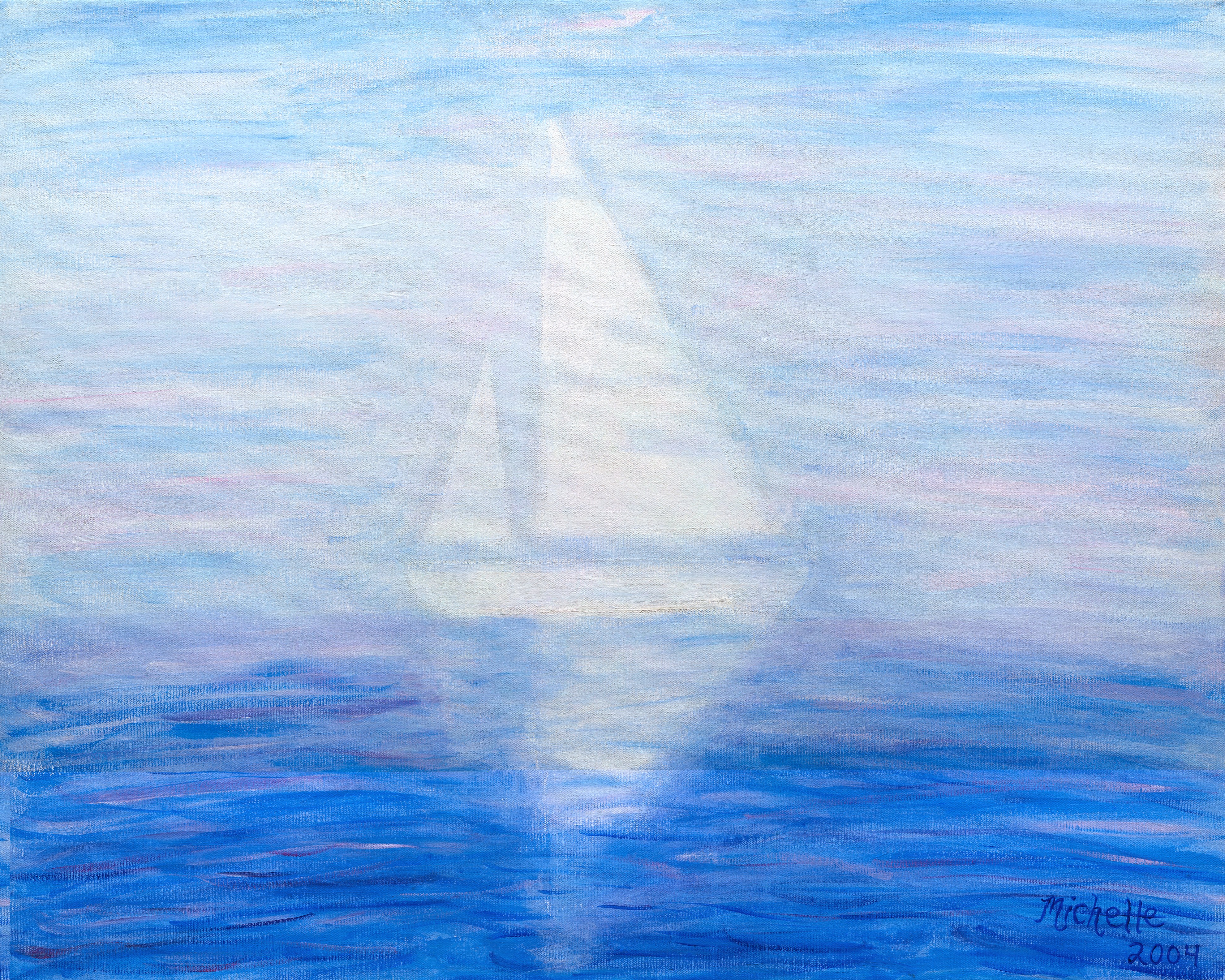 Sailboat on calm waters