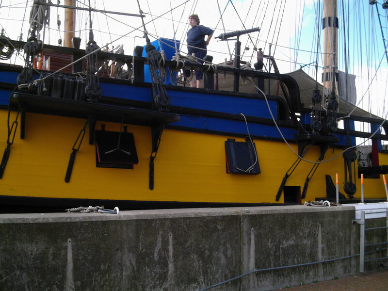 Sailboat on Dock