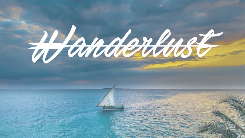 Sailboat on Ocean — Blue, Serene, Sunset, Photograph, Clouds