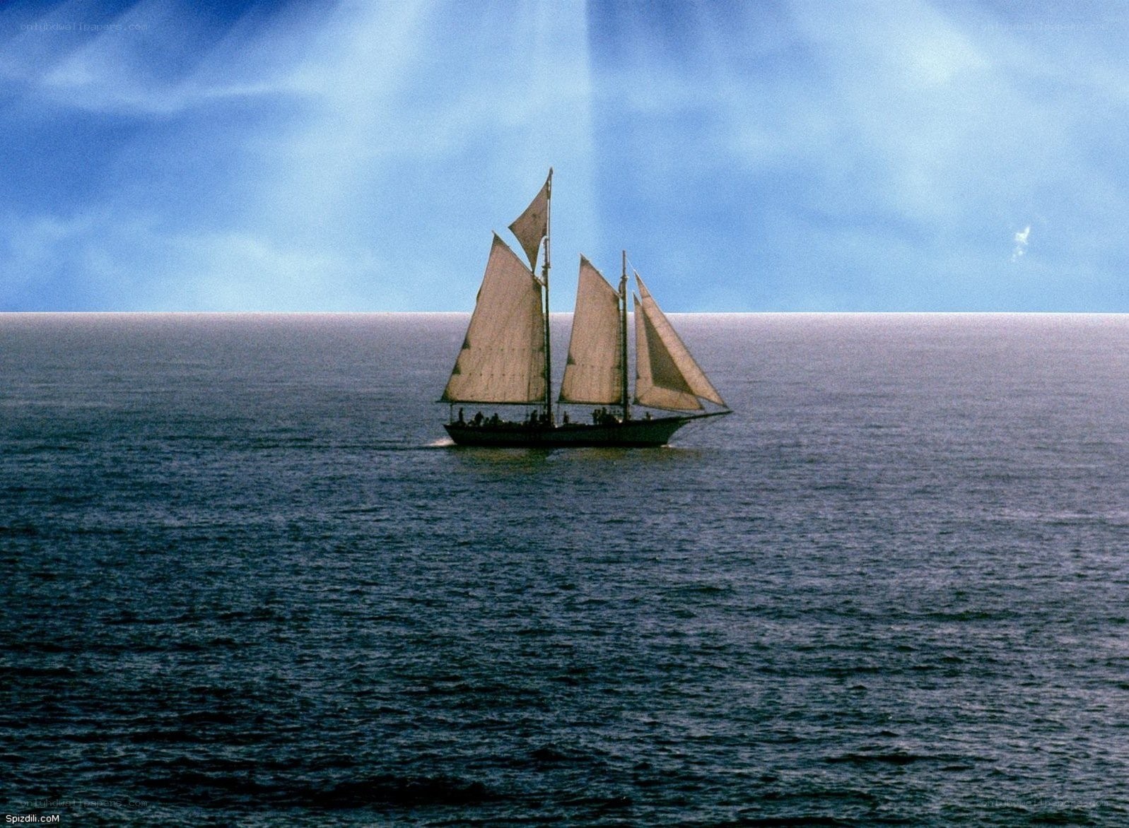 sailboat on open sea