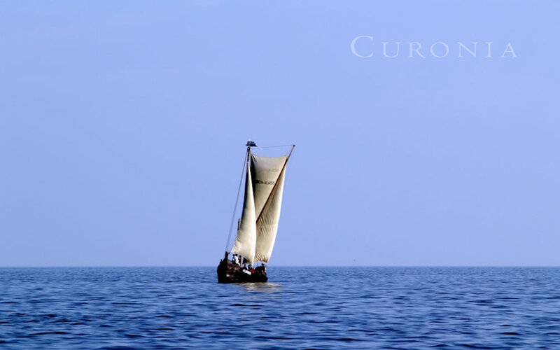 Sailboat on Open Sea — Blue, Serene, Afternoon, Photograph