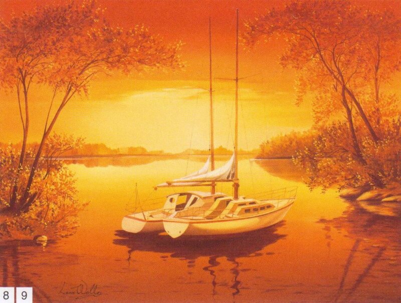 Sailboat on River