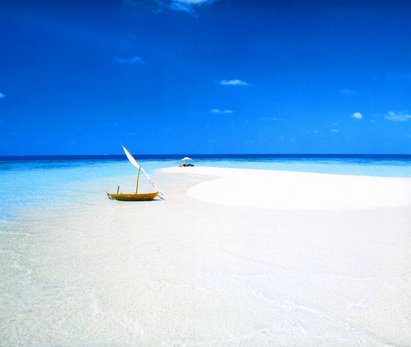 Sailboat on Sandbar