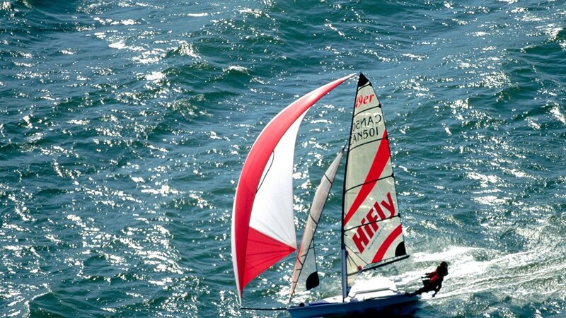 sailboat on the open sea