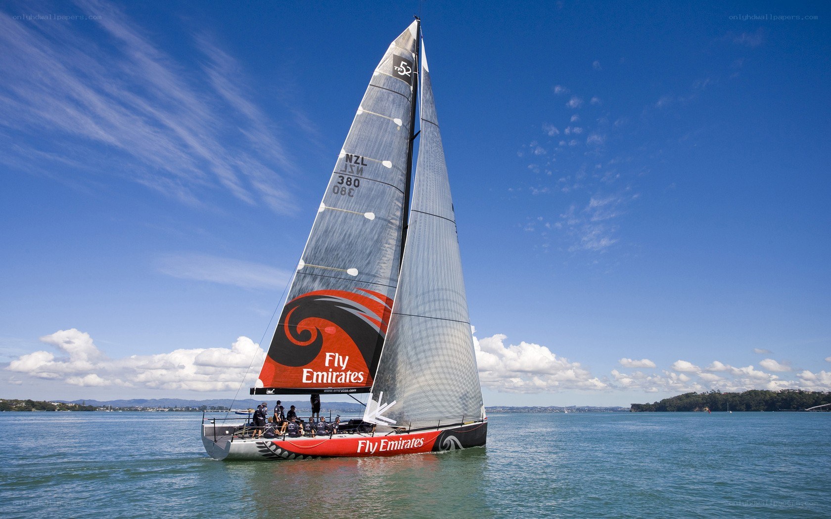 Sailboat on the water