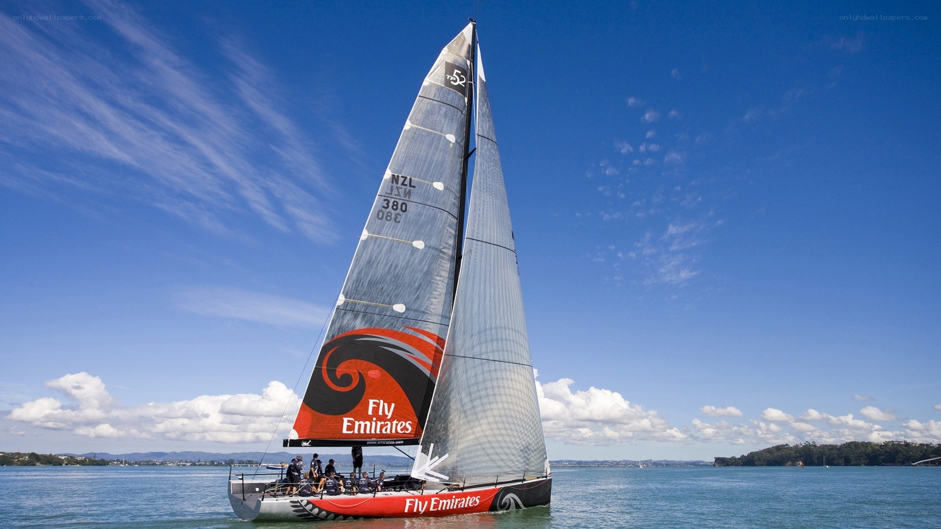 Sailboat on the water