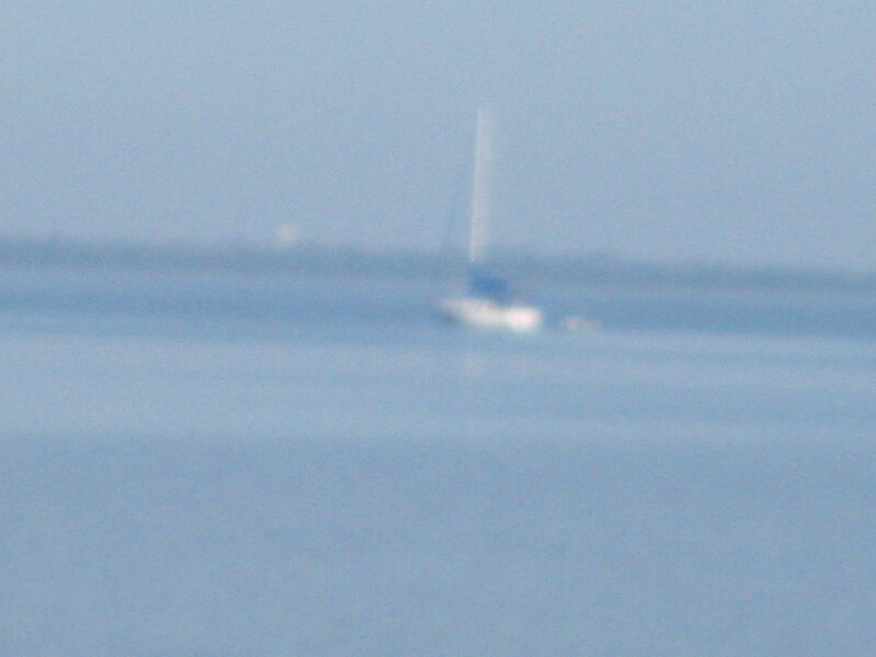 Sailboat on Water — Blue, Calm, Photograph