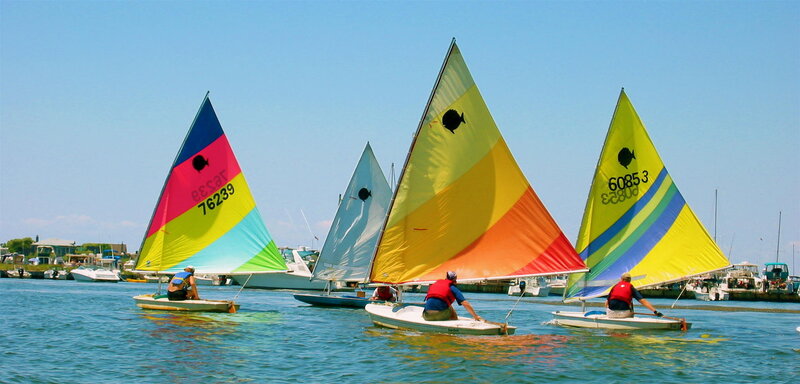 Sailboat Race on Water
