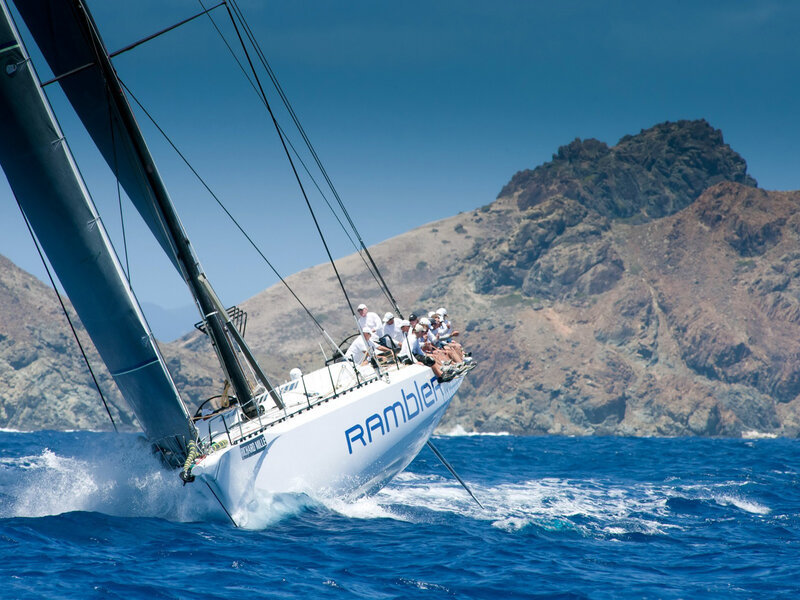 Sailboat Racing — Blue