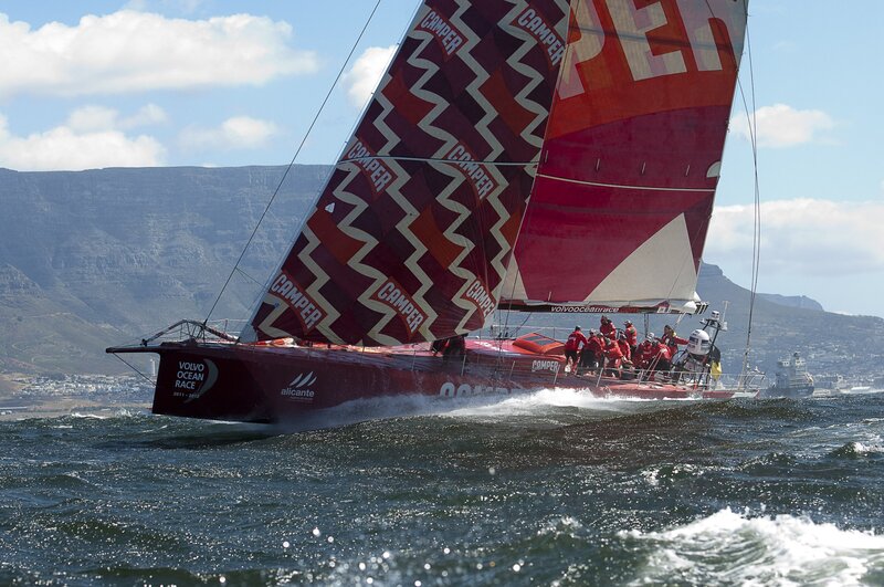 sailboat racing in cape town