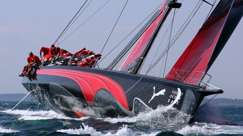 Sailboat Racing Team — Black, Dynamic