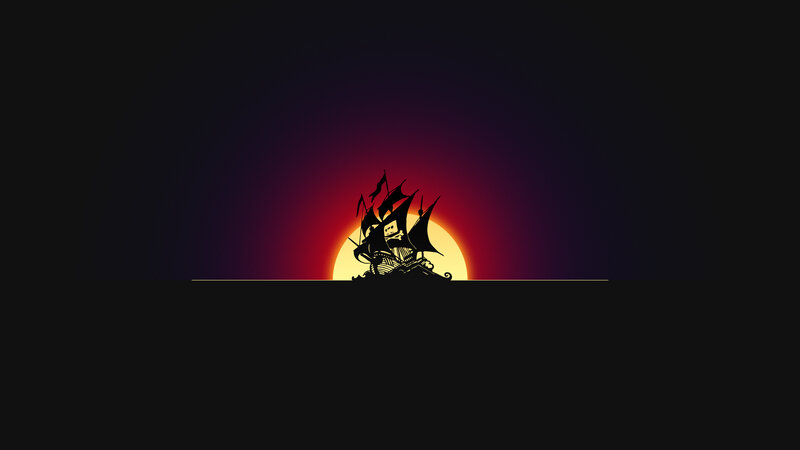 Sailboat Silhouette — Black, Dramatic, Sunset