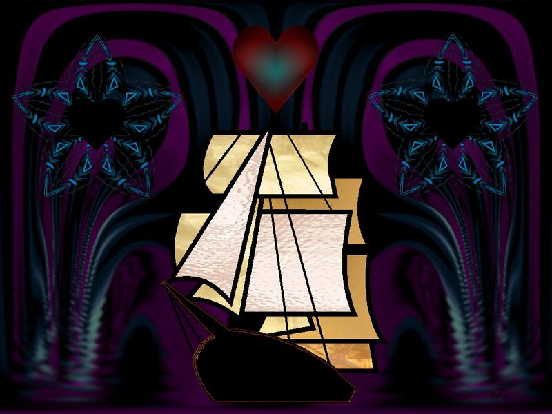 Sailboat with Heart