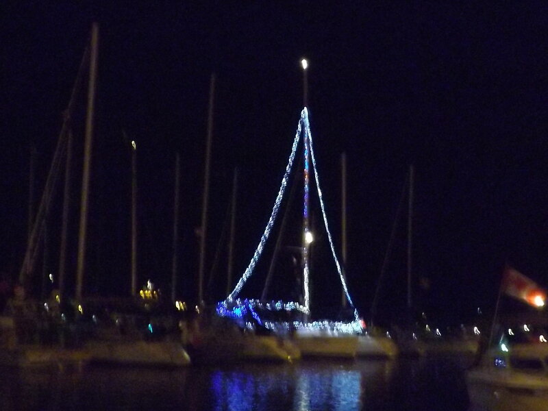 Sailboat with Lights