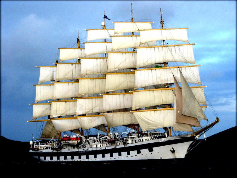 Sailboat with Sails
