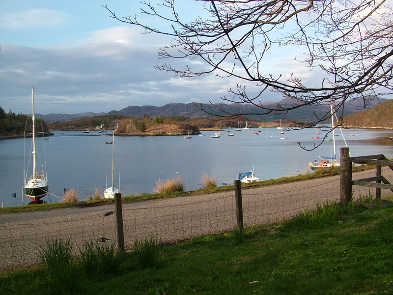 Sailboats in a Harbor — Blue, Serene, Afternoon