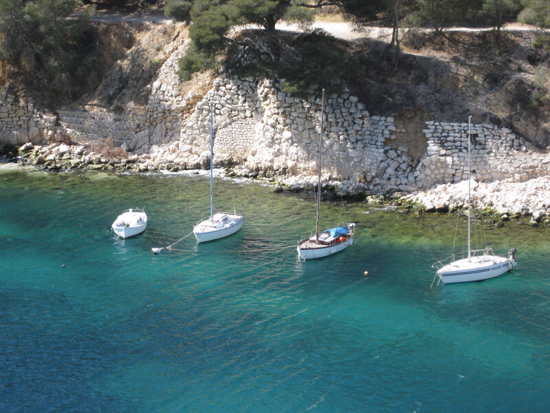 Sailboats in Bay