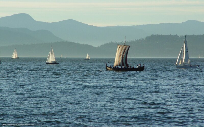 Sailboats on a calm sea