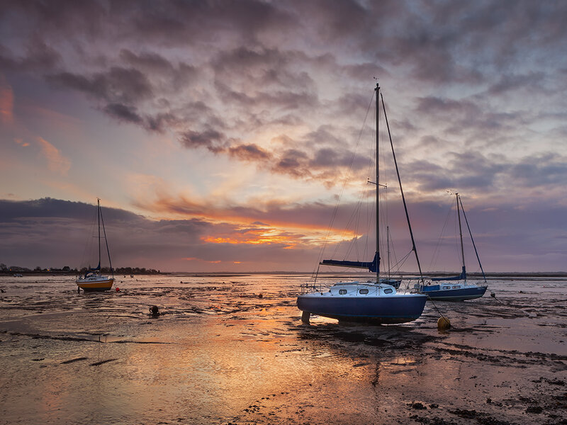 Sailboats on Mudflats