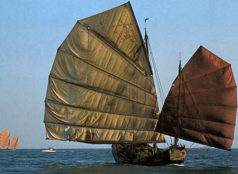 Sailboats on the Sea — Blue, Serene