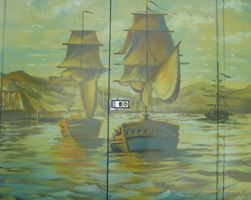 Sailboats on the water