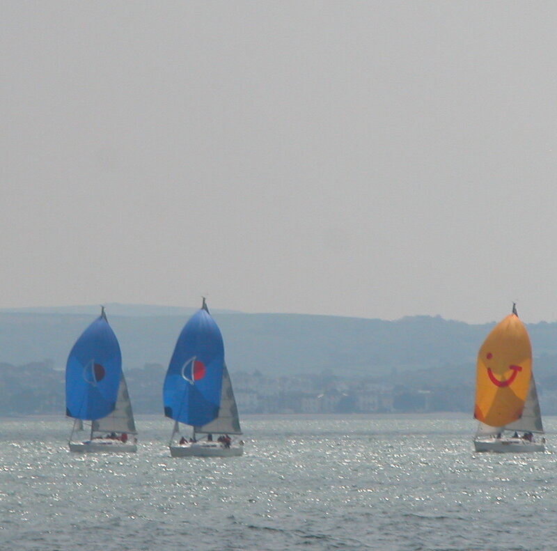 Sailboats on Water — Blue, Calm, Afternoon, Photograph