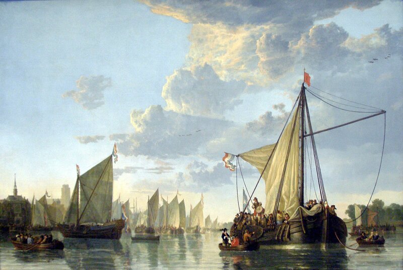 Sailing Boats on River