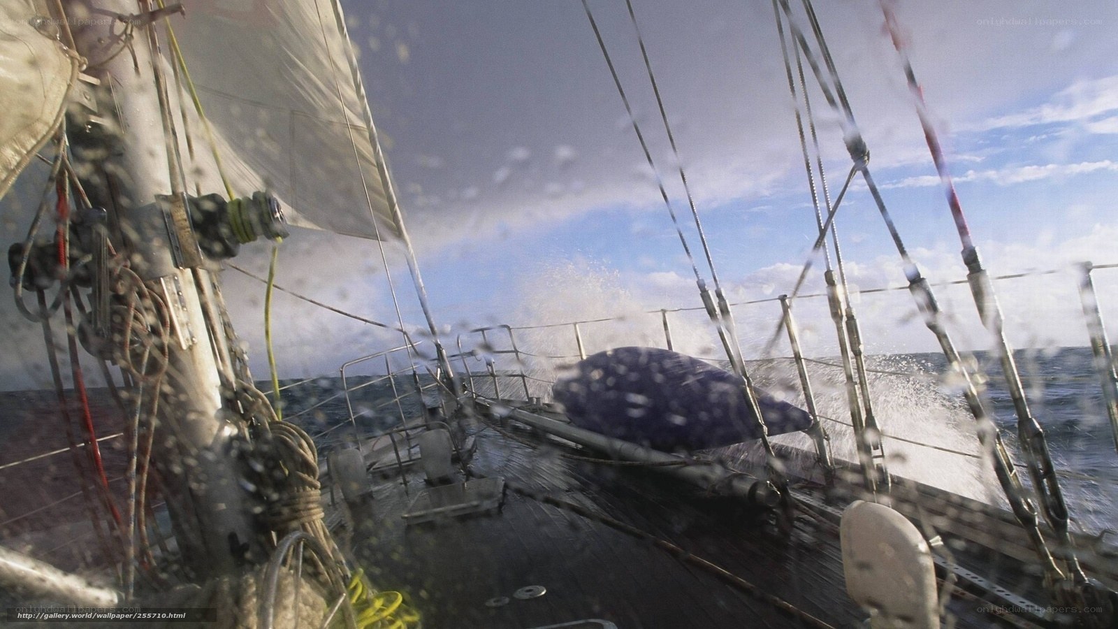 Sailing in rough seas