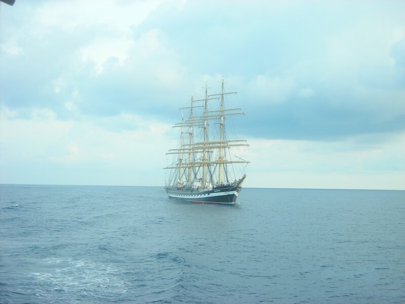 sailing ship at sea